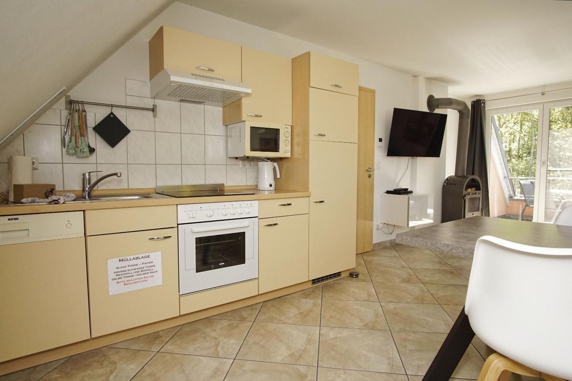 Moderne Fewo Nr 4 Mit Balkon, Sauna Im Haus, Garten - Ferienwohnungen Am Wald Klein Gelm Luaran gambar
