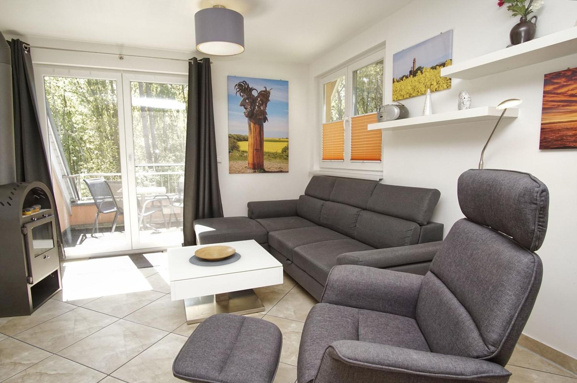 Moderne Fewo Nr 4 Mit Balkon, Sauna Im Haus, Garten - Ferienwohnungen Am Wald Klein Gelm Luaran gambar