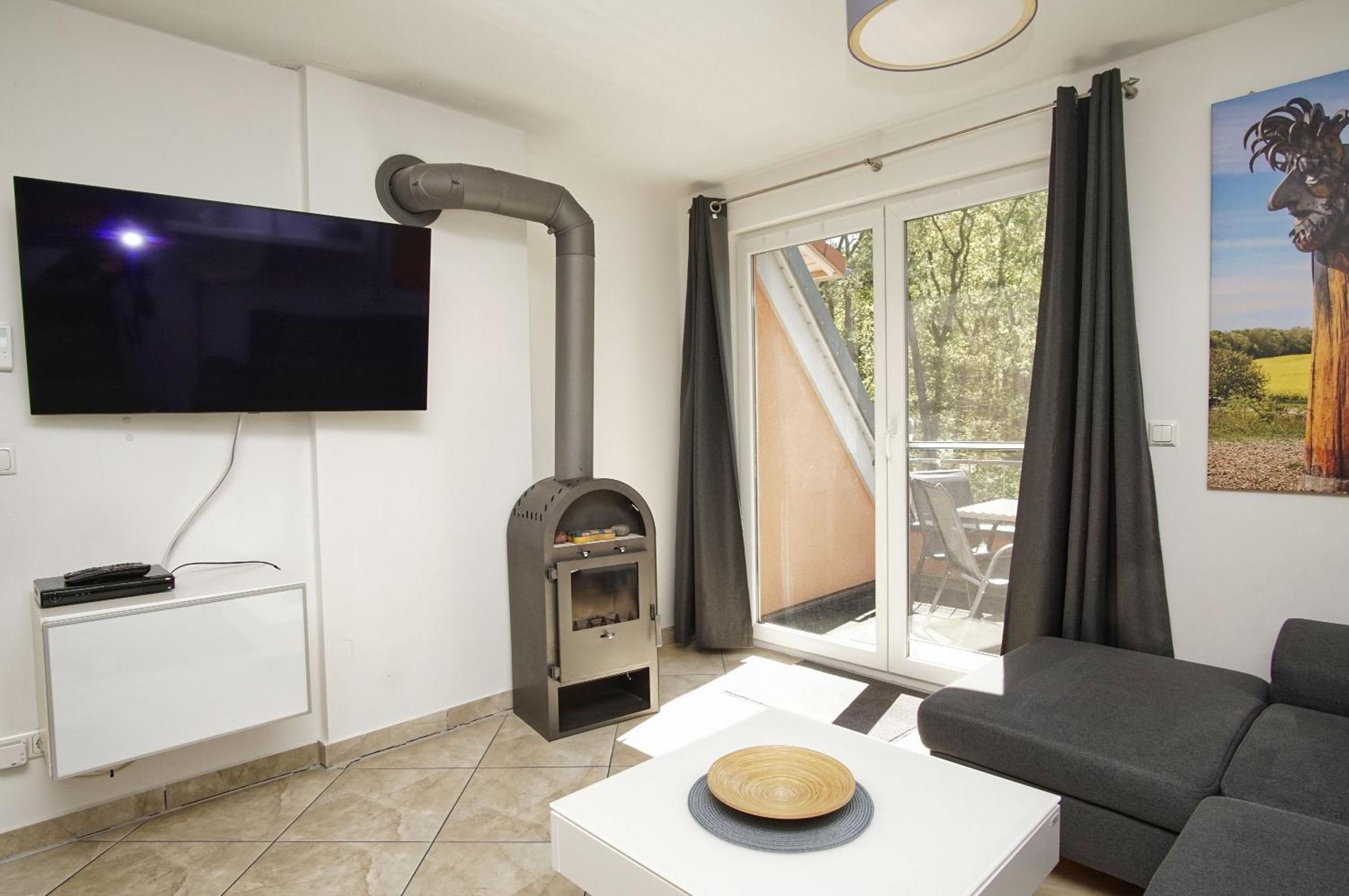 Moderne Fewo Nr 4 Mit Balkon, Sauna Im Haus, Garten - Ferienwohnungen Am Wald Klein Gelm Luaran gambar